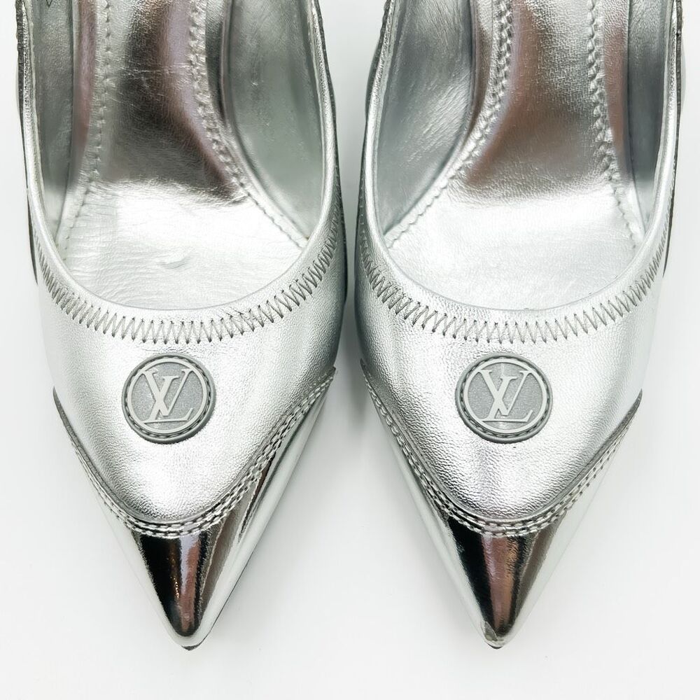 Louis Vuitton LV Monogram Archlight Heels Slingback Pumps EU 37 US 7 - Picture 12 of 16